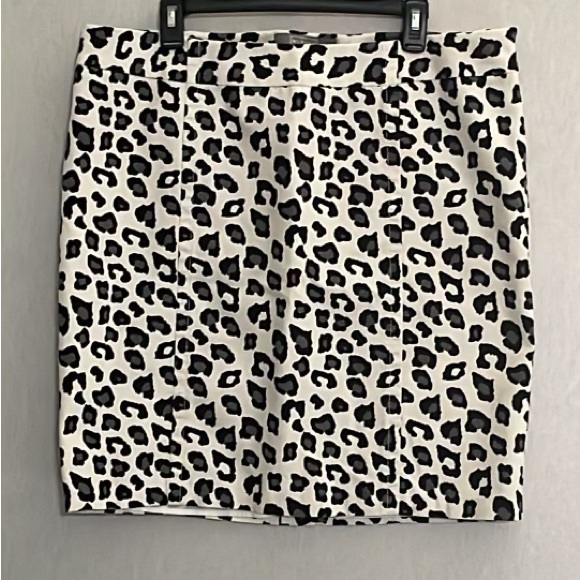 Merona leopard print, pencil skirt, size, 16 - Picture 5 of 7